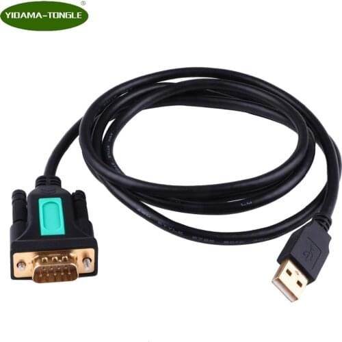 USB 2.0 to RS232 DB9 Serial Cable male Converter Adapter with Prolific PL2303 FTDI Chipset for Win10 8.1 8 7 Vista XP 2000 5ft