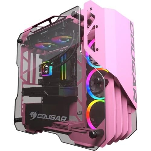 Small Pioneer S Water-Cooled Chassis ATX Middle Tower Side Transparent Gaming Electronic Sports Desktop Computer Host Chassis
