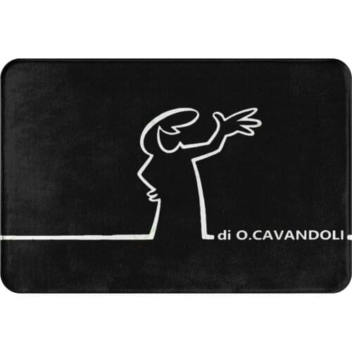 La Linea The Line Osvaldo TV Non-slip Doormat Laughing Living Room Kitchen Mat Outdoor Carpet Home Pattern Decor