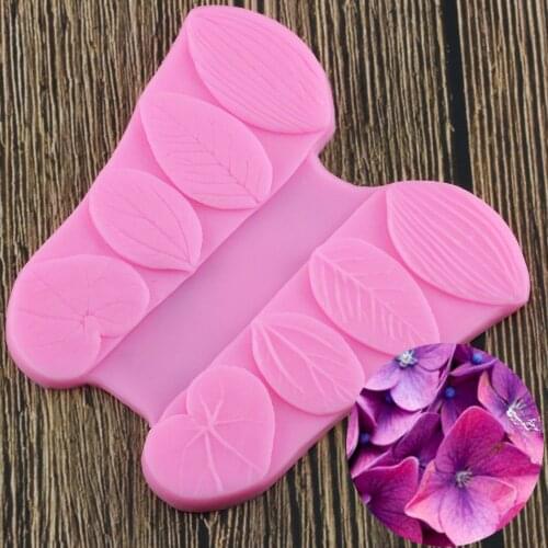 Flower Petal Leaves Cake Fondant Silicone Mold Petals Chocolate Mold Fondant Decorating Tools