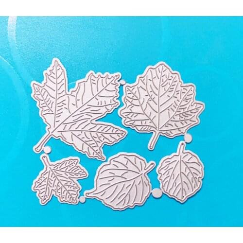 YINISE SCRAPBOOK Metal Cutting Dies For Scrapbooking Stencils SMALL LEAVES DIY PAPER Album Cards CRAFT Making Embossing Die CUT