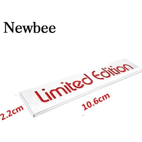 Newbee Limited Edition TSI Fender Tail Emblem Car Sticker Badge For VW Volkswagen Touareg Golf MK4 MK5 MK3 MK6 Golf GTI POLO CC