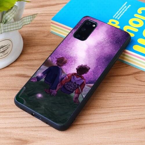 For Samsung Galaxy Be More Chill Night Sky Soft TPU border Samsung Galaxy Case