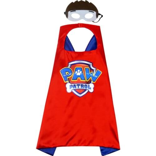 2020 NEW Paw Patrol Toys Set Cape Cloak Cosplay Cartoon Paw Patrol Birthday Gifts Christmas Halloween Party Decoration Kids Toy