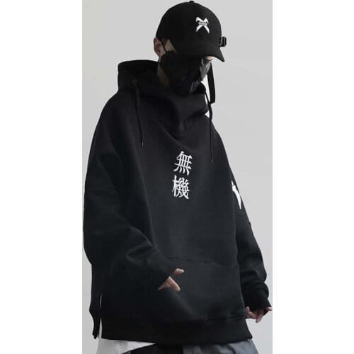 New dark functional wind sweate r men and women loose hip-hop couples spacesuit tide hoodie jacket