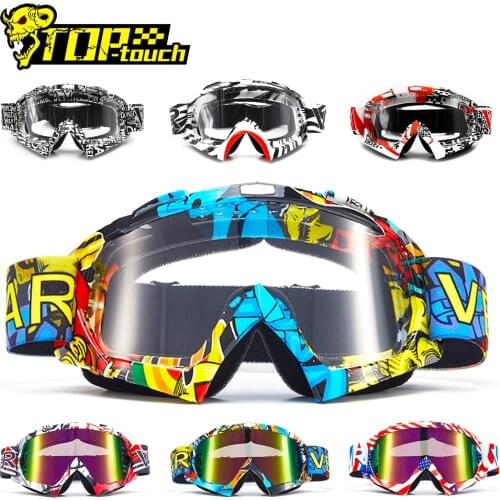 2020 VEMAR Motorcycle Goggles Ski Glasses Motocross Goggles Eyewear Snowboard Glasses Moto Motorbike Dirt Bike Colorful Lens