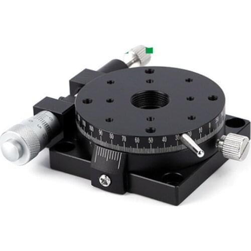 R Axis RSP40-L Precision type Manual Rotating Platform Sliding Stage Precision Bearing Linear Stage Load 9.8N 40mm