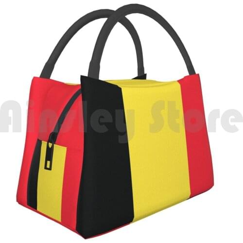 Portable Insulation Bag Belgium Flag 2794 Belgium Belgique Belgi? Benelux Flemish Walloon Brussels Red Devils