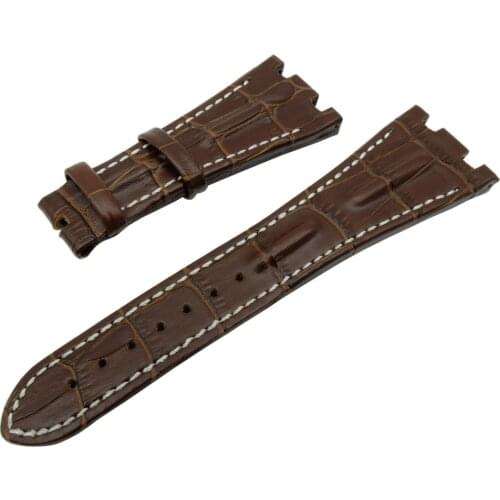 For AP for Piguet Replacement Watchband And Tool 28mm Handmade Genuine Leather Wacth Strap Band