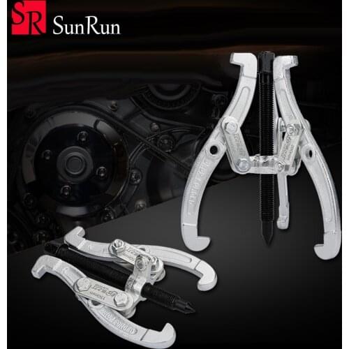 3" to 6" Carbon Steel 3 Claw Bearing Puller Auto Car Puller Terminal Bearing Remover Disassembly Tool