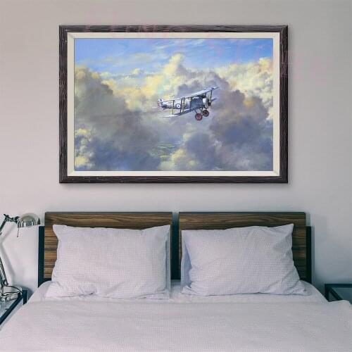 T183 War Plane Flight Operations Retro Classic Painting 21 Custom Silk Poster Home Deco Wall Art Christmas Gift