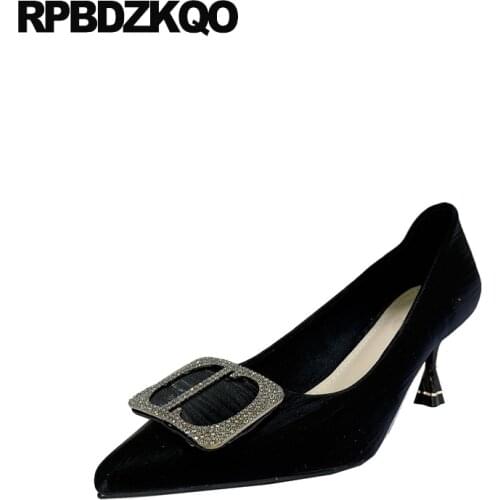 Jewel Rhinestone Crystal Metal Diamond Runway Pumps Pointed Toe Stiletto Nude Black High Heels Designer Women Luxury 2021 Shoes