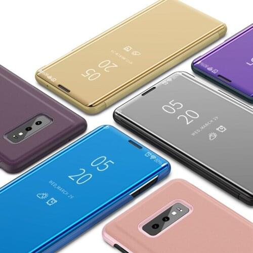 Thouport Mirror Case For Samsung Galaxy S10 5G S8 S9 Plus S10e Full Cover Book Flip Case For Samsung S20 Ultra S10 Lite S 20 Fe