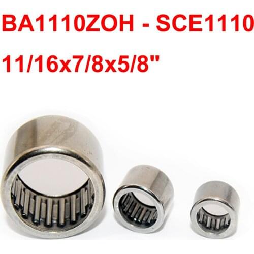 5pcs SCE1110 needle bearing Int 17.46 mm Ext 22.23 mm Ep 15.88 mm inch shaft