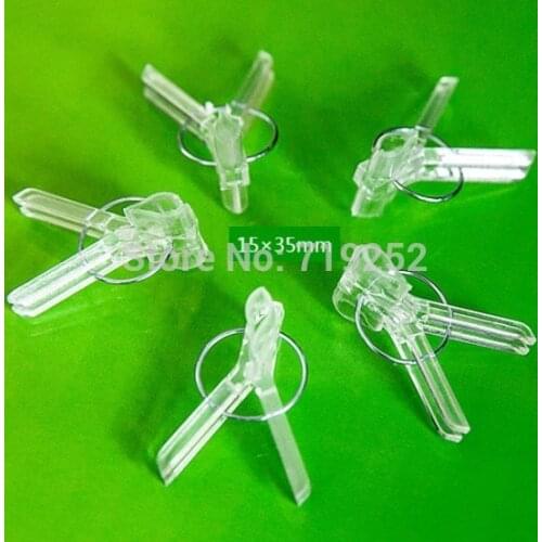 50pcs Clear Quality Plant Grafting Engraft Clips Tomato Flower Gardening Durable Vegetable Vine Watermelon Grape Plastic Clip