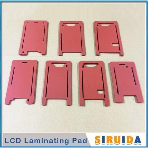 6pcs Rubber Mold Mould For iPhone 6G 6S 6 6s Plus 7G 8G 7 8 plus 8Plus Outer Glass and LCD Screen Laminating With Frame