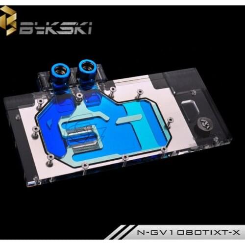 Bykski N-GV1080TIXT-X GPU Water Cooling Block for GIGA AORUS GTX 1080 Ti Xtreme Edition