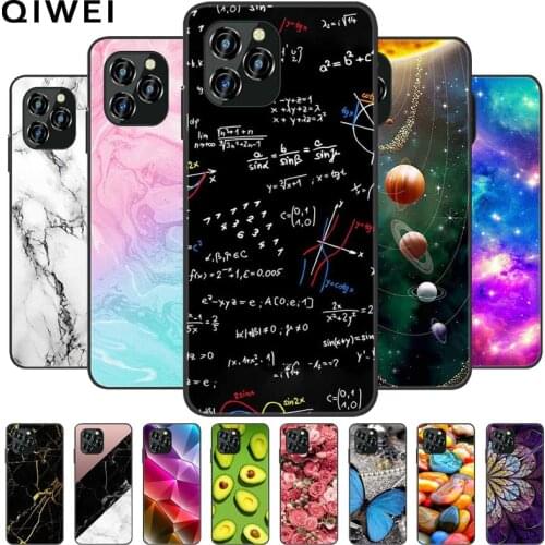 For Oukitel C21 Pro Case Black Bumper Silicone Phone Cases for Oukitel C21 Pro Soft TPU Cover Back Shells C 21 Pro C21Pro Coque