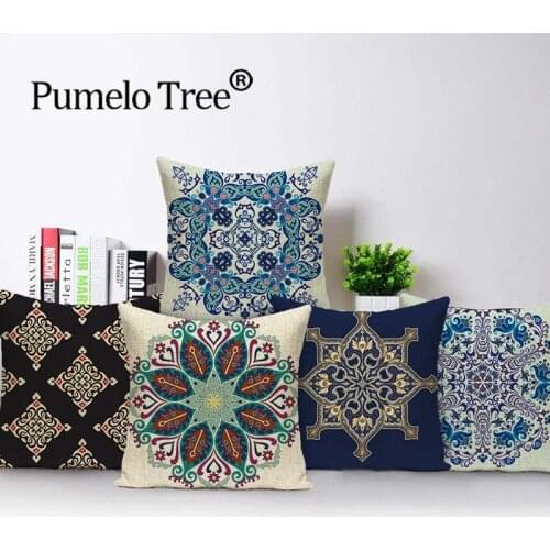 Line Pattern Throw Pillow Covers Decorative Pillowcase Nordic Cojin Throw Geometric Print Pillow Cover 45x45 Pillow In The Car