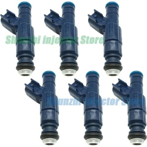 6pcs Fuel Injector Nozzle For FORD FOCUS / ECOSPORT OEM:0280156162 0 280 156 162 3M6G-BA 3M6GBA
