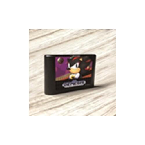 Shadow In Soniced Game the Hedgehog - USA Label Flashkit MD Electroless Gold PCB Card for Sega Genesis Megadrive Game Console