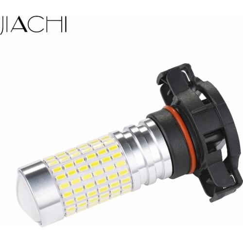 JIACHI 2PCS Auto LED Replacement Bulbs 5202 H16 Base 3014Chips 144SMD Fog Lamps Daytime Running Light White DC12-24V Car Styling
