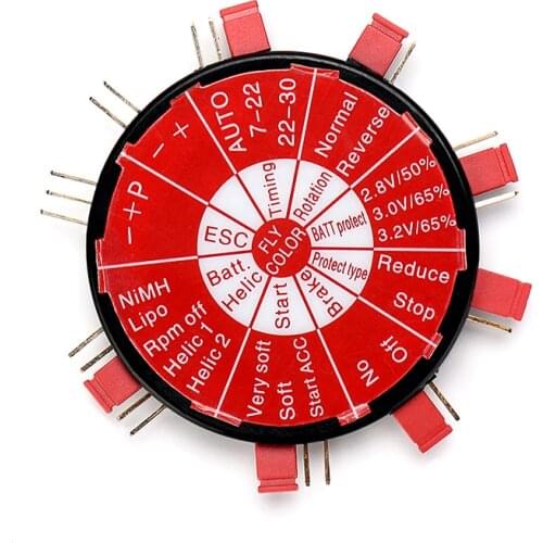 FATJAY Flycolor aircraft ESC programming card for Fly series electronic speed controller RC hobby