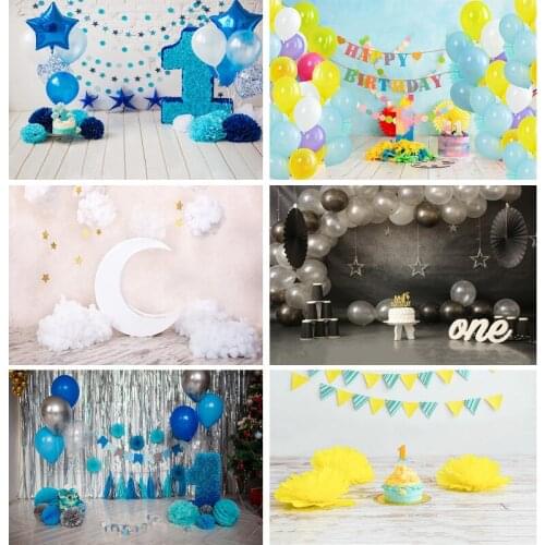 SHENGYONGBAO Birthday Photography Backdrops 1st Baby Newborn Photo Background Party Studio Photocalls 2021318ET-15