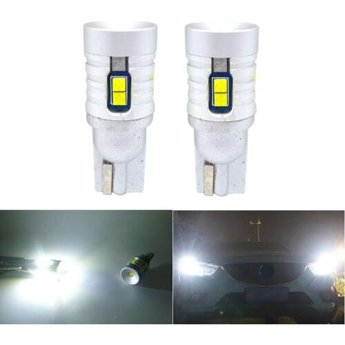 2x W5W LED Canbus 168 T10 LED Clearance Side Marker Lights For jeep Wrangler Cherokee Comanche Commander Compass Grand 12V 24v