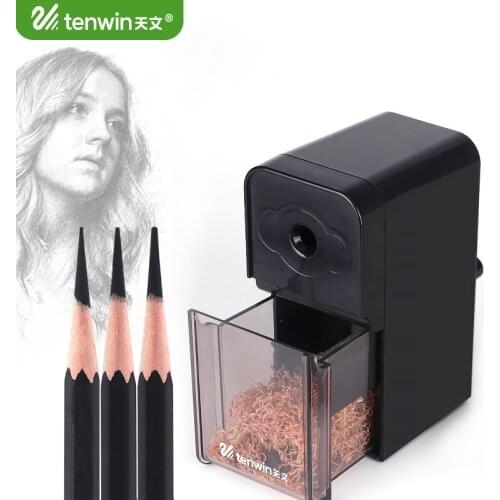 Tenwin Profeesional Manual Sketch Pencil Sharpeners Hand Crank Mechanical Accessory Sharpener Sharpener Staionery Art Supplies