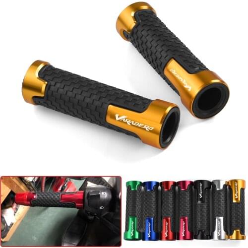 Universal Motorcycle 7/8" 22mm CNC Aluminum handle grips racing handlebar grip For Honda varadero vstrom