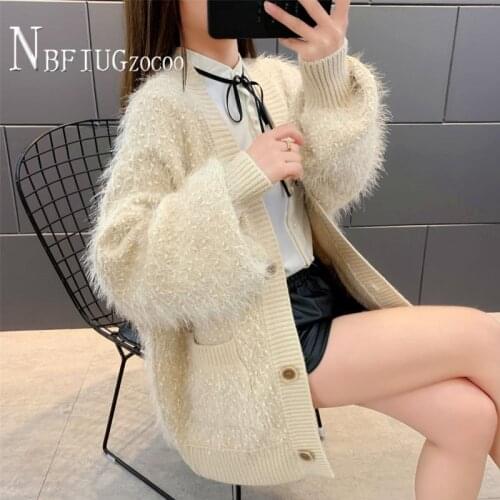Spring Autumn Knitting Women Cardigan Sweater Soft Female Sweaters