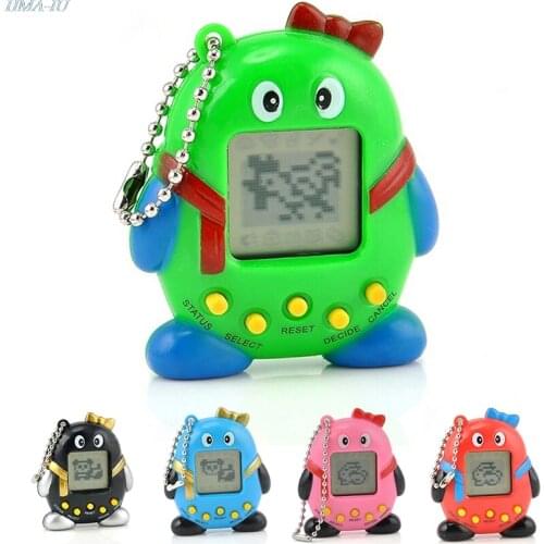 High Quality Pets Nostalgic Virtual Pet Cyber Pet Digital Pet Tamagotchi Penguins E-pet Gift Toy Handheld Game Machine