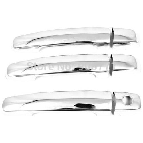 High Quality Chrome Door Handle 3 Drs for Suzuki Grand Vitara 06-12 free shipping
