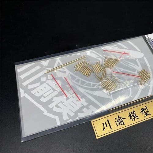 1/35 Metal Barrel & 60 PCS Shells for Rye Field Model RM-5072 No. 3 Medium Tank Model Accessories