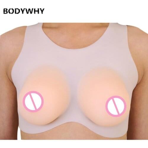 3700g Fake Boobs Realistic Silicone Breast Forms for Crossdresser Sexy Shemale Drag Queen Artificial Breasts Form Enhancer
