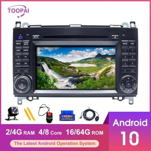 TOOPAI Android 10 For Mercedes Benz Vito B200 Volkswagen Crafter Sprinter Car Multimedia Player GPS Navigation Auto Radio Stereo