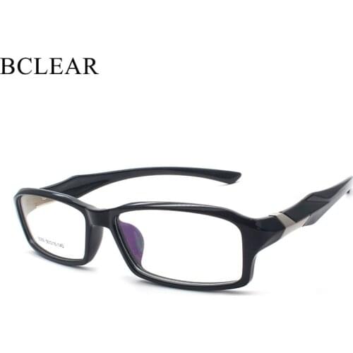 BCLEAR TR90 Sports Full Frame Eyewear Ultra Light Quality Myopia Eye Glasses Frames Mens Fashion Sport Glasses Frames Female