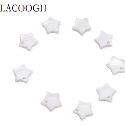 Natural Pearl Shell Beads Pentagram Round Water Drops Shell Making Beads For Jewelry DIY Bracelets Necklace Jewelry Accessories