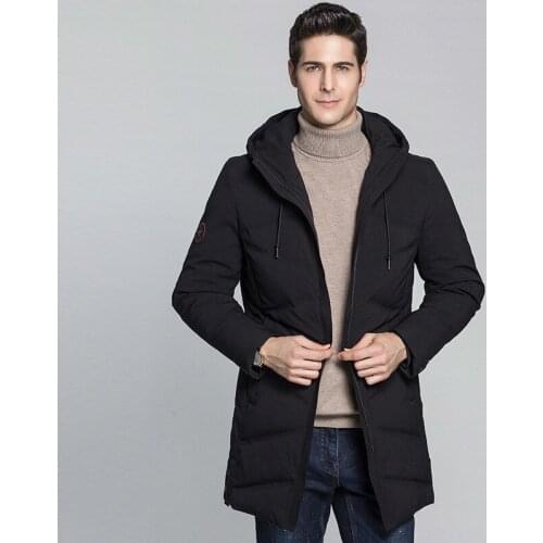 Duck Down Jacket Long Winter Men Hooded Thick Casual Coat Mens Jackets Parkas 2020 Abrigo Hombre KJ560