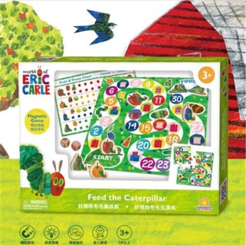 Hungry caterpillar table games puzzle chess board table games childrens wisdom early education toys