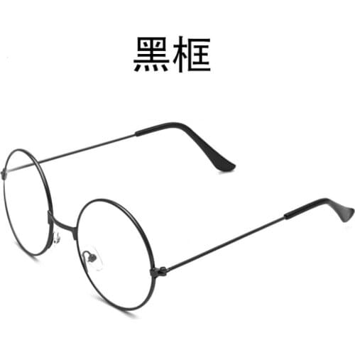 Fashion Vintage Retro Metal Frame Clear Lens Glasses Nerd Geek Eyewear Eyeglasses Oversized Round Circle Eye Glasses