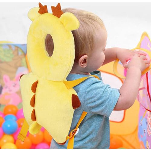 Soft PP Cotton Plush Toys newborn baby head protection pillow Cute Infant Toddler Head Back Protector Safety Pad Harness Headge