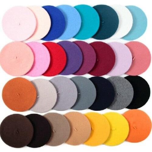 New Trendy Women Beret Winter Warmer French Style Hats Ski Caps Delicate Caps