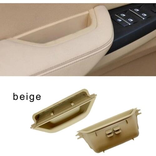 RHD /LHD For BMW X3 X4 F25 F26 2010-2016 Car Front Rear Interior Door Handle Inner Panel Pull Trim Cover Armrest Car Accessories