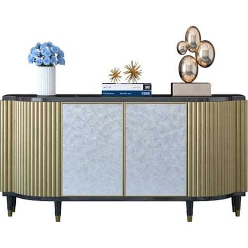 Zq Curio Cabinet Partition Entrance Cabinet Affordable Luxury Style Shoe Cabinet Modern Minimalist American Sideboard Cabinet