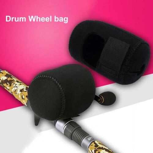 Fishing reel bag multifun ctional fishing accessories safety bait rotating reel box strong l fishing reel protective cover