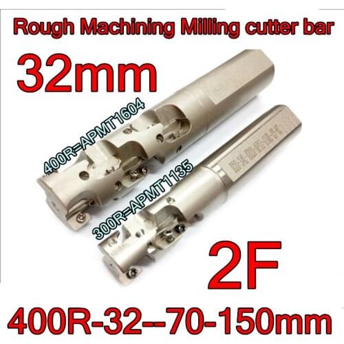 TAP400R-32-32-70-150mm Rough Machining CNC End Mil bar processing length 70mm Install APMT1604 Carbide insert Ems free shipping