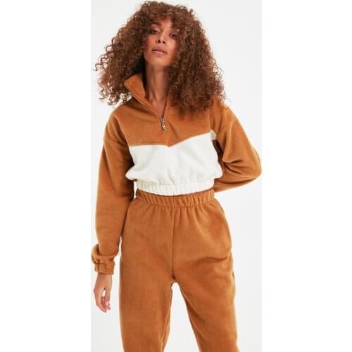 Женские флисовые толстовки Trendyol China At AliExpress