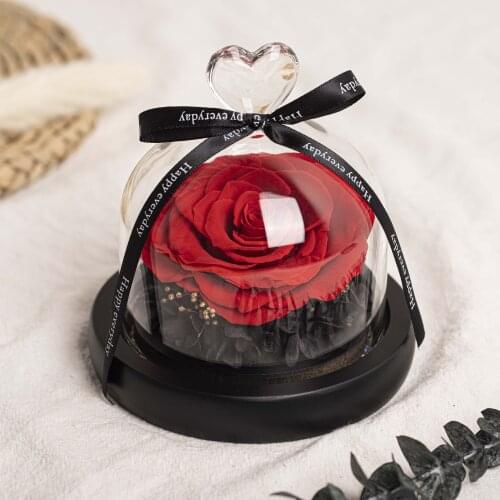 New Novel Preserved Real Rose Decoration Dried Flowers For Girlfriend Teacher Mom Girlfriend Gift Birthday Mothers Day Gifts
